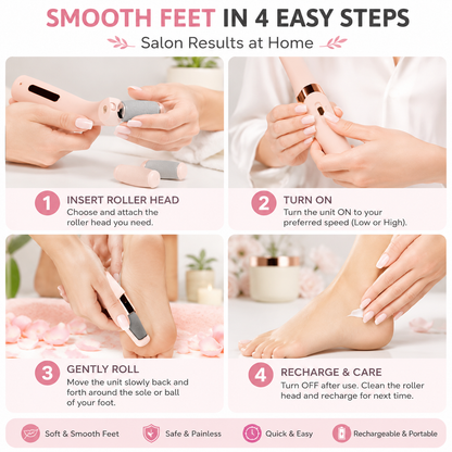 Electric Pedicure Foot File Callus Remover